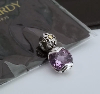 JOHN HARDY - Colgante Batu Sari Oro 18K con Amatista Púrpura - ¡Prístino! Foto 1 de 4