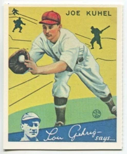 Reimpresión de Dover - 1934 Goudey #16 Joe Kuhel Washington Senators - Imagen 1 de 2