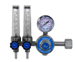 Argon/CO2 REDUCER 2 ROTAMETER Pressure Regulator Welding Gas TIG/WIG MIG/MAG 25l/min - Picture 1 of 4
