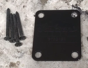 Placa de cuello de guitarra Jackson DKMG 2007 con tornillos en negro - hecha en Japón - Imagen 1 de 9