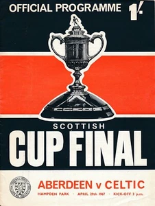 FINAL COPA ESCOCESA 1967 Aberdeen v Celtic - Imagen 1 de 1
