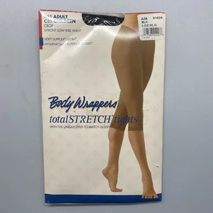 ENVOLTURAS CORPORALES DE COLECCIÓN ADULTO totalSTRETCH CROP V-FRONTAL CINTURA BAJA A35 L/XL NEGRAS - Imagen 1 de 3