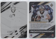 2021 Panini Limited Printing Plate Black 1/1 Taysom Hill #58