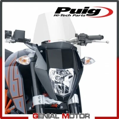 CUPOLINO PUIG TRASPARENTE 6009W per KTM DUKE 690 R 2012 / 2018 - Immagine 1 di 2
