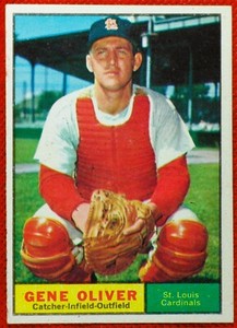 1961 Topps Baseball #487 Gene Oliver EXMT.................BK005