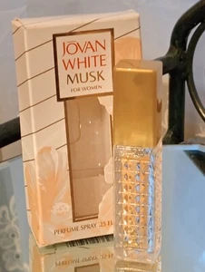 Vintage Jovan White Musk By Coty for Women Perfume Spray .25 oz New in Box - Picture 1 of 4