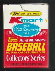 1982 Topps Kmart 20th Anniversary 1962-1982 AL & NL MVP Baseball 44 Card Set O24 - Picture 1 of 2