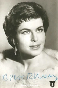BARBARA RÜTTING Original Autogramm signierte Kolibri Postkarte 50er Jahre - Picture 1 of 1