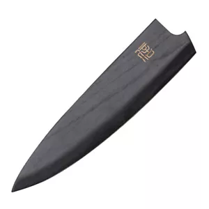 8 in Japanese Chef Knife Sheath Gyuto Wood Saya Knife Holder Guard Case Cover - Picture 1 of 3