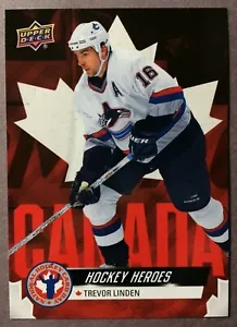 2021-22 Upper Deck NHCD Hockey Heroes #CAN-13 Trevor Linden Vancouver Canucks - Picture 1 of 1