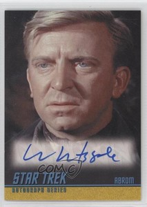 2009 Star Trek The Original Series: Archives William Wintersole #A205 Auto 02ws