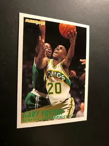 1994 GARY PAYTON  Fleer Basketball Card # 215 Made in USA - Picture 1 of 5