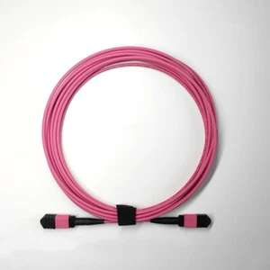 1~30M MPO to MPO OM4 24 core Type A/B Female Fiber Optic Patch Cable Cord lot - Afbeelding 1 van 8