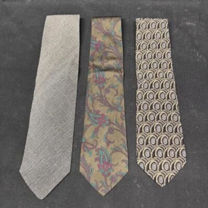 Giorgio Armani Necktie Set Of 3 Men'S - Picture 1 of 8