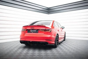 Heck Spoiler Aufsatz Abrisskante für Audi A3 / A3 S-Line / S3 / RS3 Limo 8V schw - Bild 1 von 6