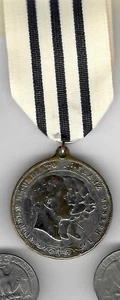 Original German pre WWI Kaiser Wilhelm King Umberto and Franz Josef Axis Medal - Picture 1 of 2