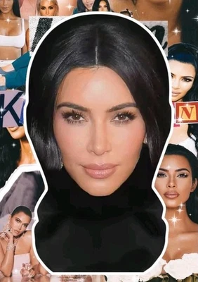 ❤️ Kim Kardashian Cosplay HALLOWEEN Balaclava Full Face Mesh Mask Costume Skims - Image 1 of 2