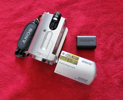 Sony Handycam Camcorder DCR-SR42 30GB HDD Digital Video Camera For Repair *READ - Image 1 of 4