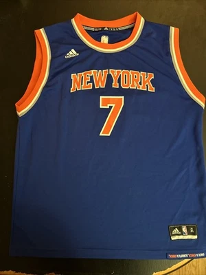 NBA New York Knicks Carmelo Anthony #7 Basketball Jersey Adidas Size XL (18-20)! - Image 1 of 4
