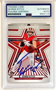 2021 Panini Rookies & Stars George Kittle SF 49ers Signed Auto Card #84 PSA DNA - Picture 1 of 1