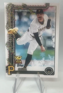 2025 Topps Holiday #H70 Paul Skenes Sp Cookie Red Back Variation Pitt Pirates - Imagen 1 de 2