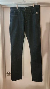 Jeans uomo G Star Raw Kilcot dritto affusolato 33x33 blu elasticizzato bottoni mosca A3 - Foto 1 di 16