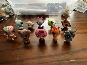 Littlest Pet Shop zufällige Menge 10 Haustiere AUTHENTISCH L6 - Bild 1 von 1