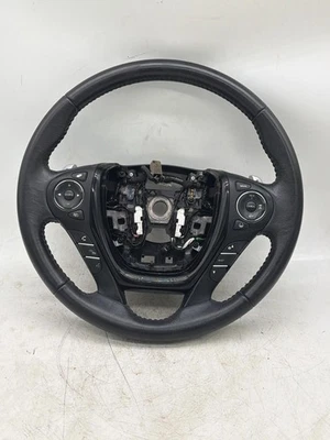 Многофункциональный руль 16–17 Honda Pilot черный кожаный от оригинального производителя - Изображение 1 из 4