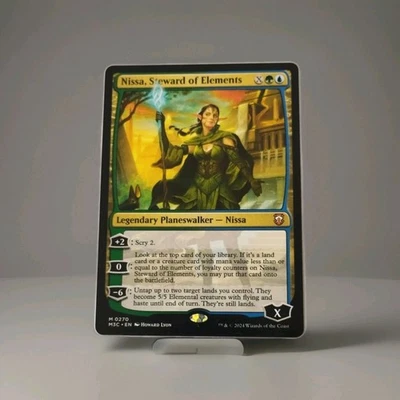 Magic The Gathering Planeswalker Nissa Steward of Elements - M 0270 MSC EN/NM - Bild 1 von 2