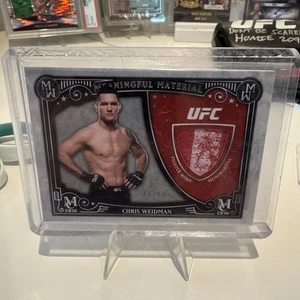 2016 Topps Museum Collection Meaningful Material Relics Chris Weidman 41/50 - Picture 1 of 5