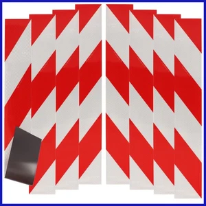 Container Warnmarkierung Set 705x141mm 8 Streifen Magnetisch Reflektorfolie - Bild 1 von 5