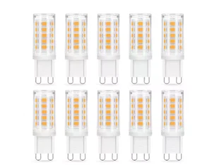 40-Watt Equivalent G9 Base Non-Dimmable LED Light Bulb in Daylight 6000K 10-Pack - Picture 1 of 11