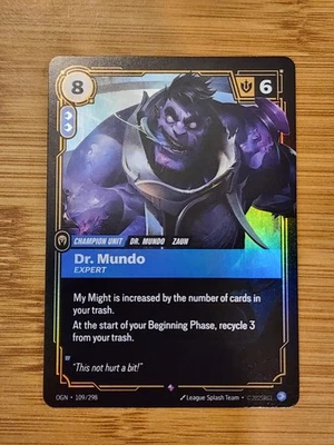Dr. Mundo - 109/298 - Riftbound Origins  - League Of Legends - Image 1 of 2