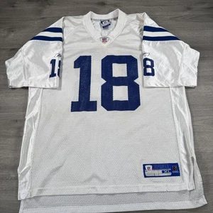 Camiseta De Colección Indianapolis Colts Para Hombres XL NFL Fútbol Peyton Manning Reebok LEER - Imagen 1 de 12
