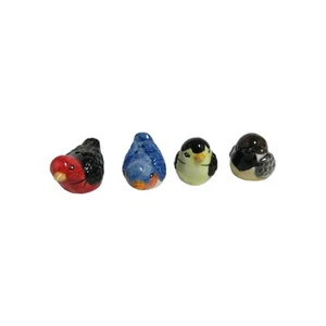 Miniature Salt & Pepper Shakers Various Birds Song Bird Individual S&P 2 Sets - Picture 1 of 9