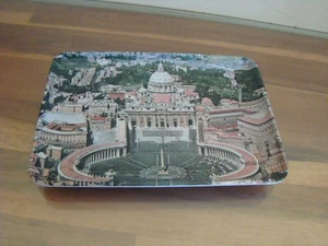 Bandeja Melamina Pequeña Baratija Mebel Italia Basílica de San Pedro Cuadrada 4x6 - Imagen 1 de 2