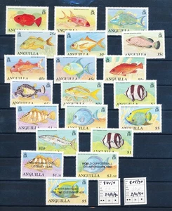 XE54902 Anguilla 1990 CV 50 EUR Fischmuschel Koralle Sealife feines Lot MNH - Bild 1 von 1