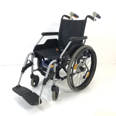 Alber AAT V-Max Elektrische Brems- & Schiebehilfe + Faltrollstuhl Meyra Sb. 43cm - Bild 1 von 4