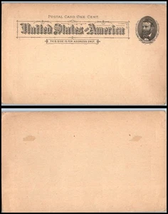 1898 John Adams 1c postal card Sc UX15 unused card CV $47.50 (RT - Picture 1 of 1