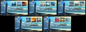 USA, SCOTT # 3878, FULL SET OF HERITAGE FDC COVERS CLOUDSCAPES, CLOUDS YEAR 2004 - Picture 1 of 6