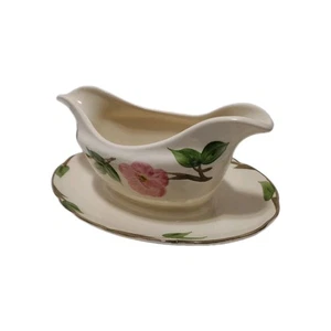 Franciscan Desert Rose Doble Caño Gravy Boat Base MCM Inglaterra 7-7/8" - Imagen 1 de 9