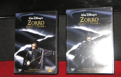Walt Disney's ZORRO Season 1 Disney Movie Club Exclusives-3-5 are sealed - Image 1 of 4