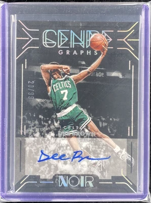 DEE BROWN 2024-25 PANINI NOIR BASKETBALL GENRE GRAPHS AUTO /99 CELTICS DUNK - Image 1 of 2