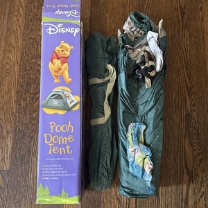 Vintage Disney Winnie Puuh Kuppel Camping Zelt selten 6"x4"x3" Indoor Outdoor - Bild 1 von 6