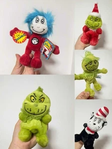 1PC Dr. Seuss' Grinch Monster Plush Toy Bean Bag Storybook Doll Collectible - Picture 1 of 29