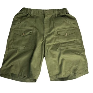 Vintage Boy Scouts of America Mens Size 33 Official Uniform Shorts Green - Picture 1 of 8