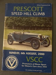 Programa Carrera 1 Mayo 2000 Marcas Escotilla Fórmula Palmer Audi Porsche Mini A4 - Imagen 1 de 1