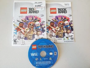 LEGO Rock Band (Nintendo Wii, 2009) COMPLETE disk/case/manual - Picture 1 of 1