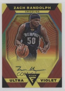 2022-23 Panini Flux Ultraviolet Signatures Red Prizm/49 Zach Randolph Auto - Imagen 1 de 3