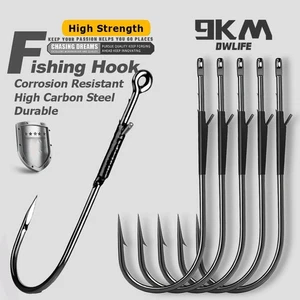 10~30PCS Baitholder Worm Hook High Carbon Steel Flipping Hook for bass fishing - Picture 1 of 12